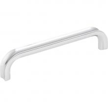 Jeffrey Alexander 667-128PC - 128 mm Center-to-Center Polished Chrome Rae Cabinet Pull
