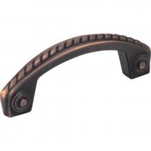 Jeffrey Alexander Z260-3DBAC - 3'' Center-to-Center Brushed Oil Rubbed Bronze Rope Rhodes Cabinet Pull