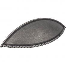 Jeffrey Alexander 8237SIM - 96 mm Center-to-Center Distressed Antique Silver Lenoir Cabinet Cup Pull