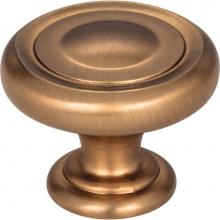 Jeffrey Alexander 117SBZ - 1-1/4'' Diameter Satin Bronze Bremen 1 Cabinet Knob