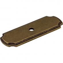 Jeffrey Alexander B812-AEM - 2-13/16'' Lightly Distressed Antique Brass Knob Backplate