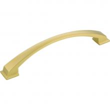 Jeffrey Alexander 944-160BG - 160 mm Center-to-Center Brushed Gold Arched Roman Cabinet Pull