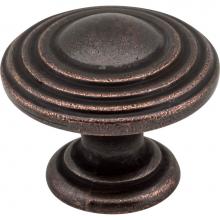 Jeffrey Alexander 137DMAC - 1-1/4'' Diameter Distressed Oil Rubbed Bronze Stacked Bremen 2 Cabinet Knob