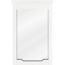 Jeffrey Alexander MIR2CHA-22-WH - 22'' W x 1-1/2'' D x 34'' H White Chatham mirror