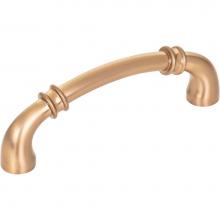 Jeffrey Alexander 445-96SBZ - 96 mm Center-to-Center Satin Bronze Marie Cabinet Pull