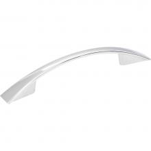 Jeffrey Alexander 847-96PC - 96 mm Center-to-Center Polished Chrome Flared Regan Cabinet Pull