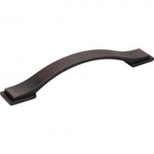 Jeffrey Alexander 80152-128DBAC - 128 mm Center-to-Center Brushed Oil Rubbed Bronze Strap Mirada Cabinet Pull