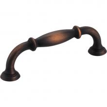 Jeffrey Alexander 658-96DBAC - 96 mm Center-to-Center Brushed Oil Rubbed Bronze Tiffany Cabinet Pull