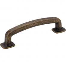 Jeffrey Alexander MO6373ABM-D - 96 mm Center-to-Center Distressed Antique Brass Belcastel 1 Cabinet Pull