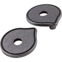 Jeffrey Alexander PE04-DACM - Gun Metal Pull Escutcheons