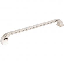 Jeffrey Alexander 972-12NI - 12'' Center-to-Center Polished Nickel Square Marlo Appliance Handle