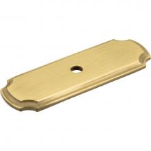 Jeffrey Alexander B812-SB - 2-13/16'' Satin Brass Knob Backplate