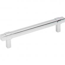 Jeffrey Alexander 293-128PC - 128 mm Center-to-Center Polished Chrome Square Zane Cabinet Pull