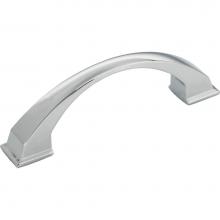 Jeffrey Alexander 944-96PC - 96 mm Center-to-Center Polished Chrome Arched Roman Cabinet Pull