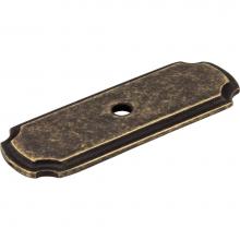 Jeffrey Alexander B812-ABM-D - 2-13/16'' Distressed Antique Brass Knob Backplate