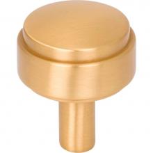 Jeffrey Alexander 885BG - 1-1/8'' Diameter Brushed Gold Hayworth Cabinet Knob