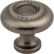 Jeffrey Alexander Z117-BNBDL - 1-1/4'' Diameter Brushed Pewter Lenoir Cabinet Knob