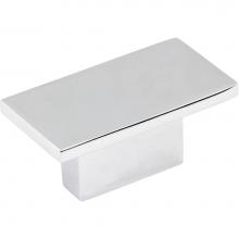 Jeffrey Alexander 81021PC - 1-9/16'' Overall Length Polished Chrome Rectangle Mirada Cabinet Knob