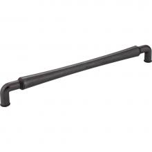 Jeffrey Alexander 537-12DACM - 12'' Center-to-Center Gun Metal Barrel Bremen 2 Appliance Handle