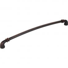 Jeffrey Alexander 445-305DBAC - 305 mm Center-to-Center Brushed Oil Rubbed Bronze Marie Cabinet Pull