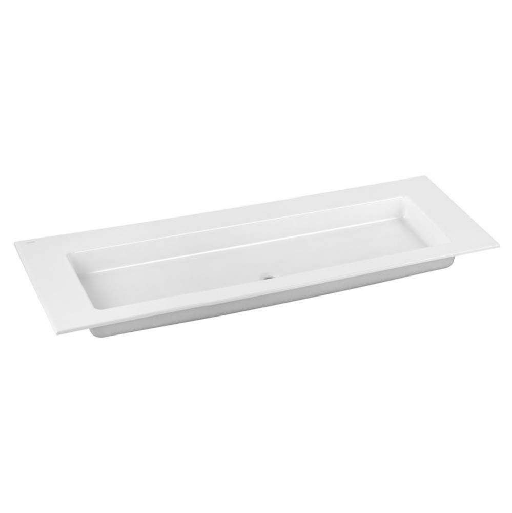 55'' Ceramic double-washbasin