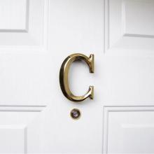 Michael Healy Designs MHMC1 - Letter C Door Knocker