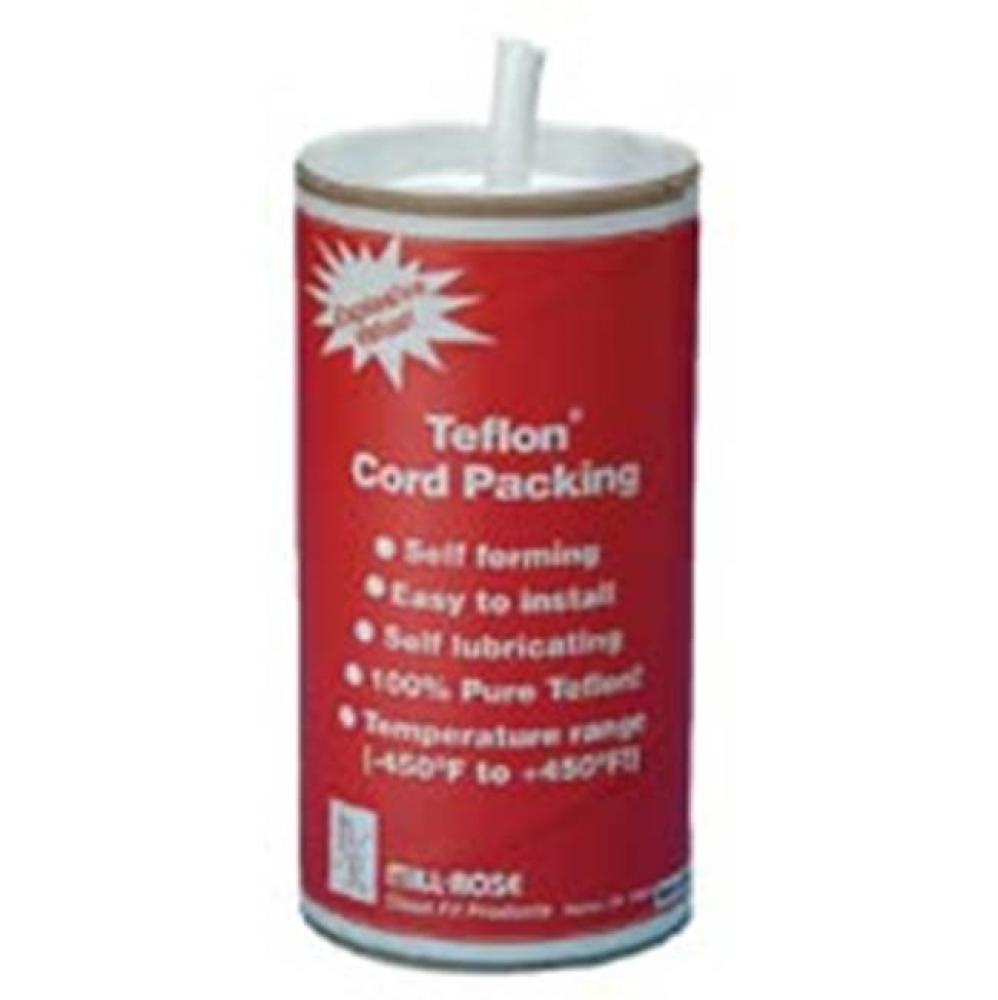 PTFE CORD PACKING, 1/8'', 30'' REEL