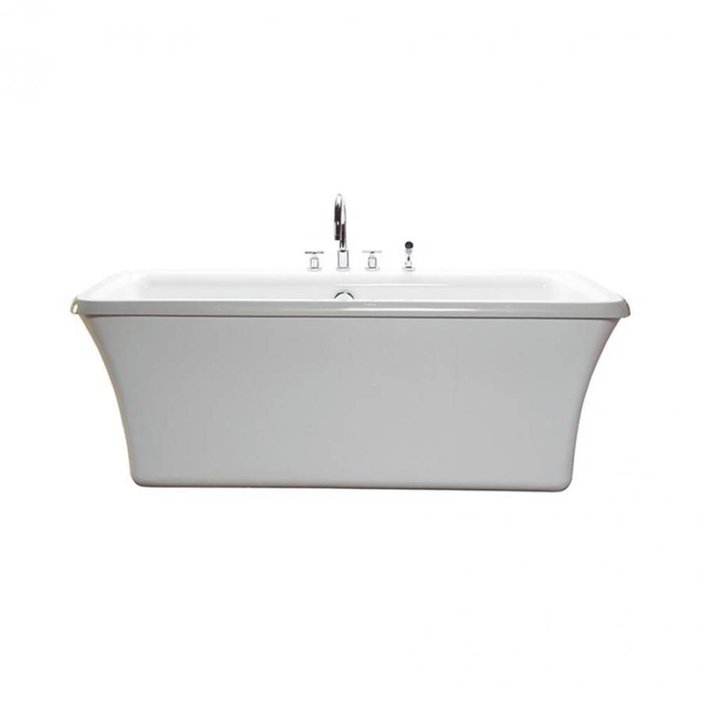 66X36 Above Floor Rough, Freestanding Soaker-Wh
