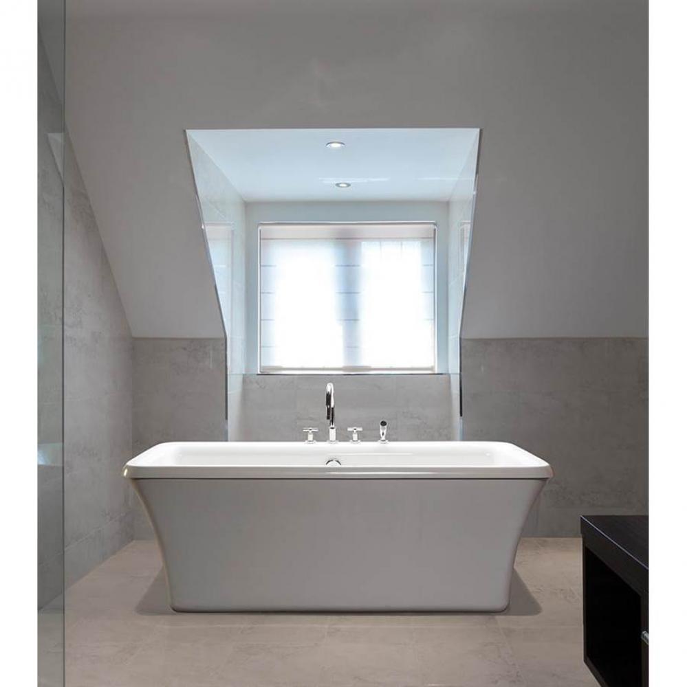 66X36 Freestanding Soaker-Wh