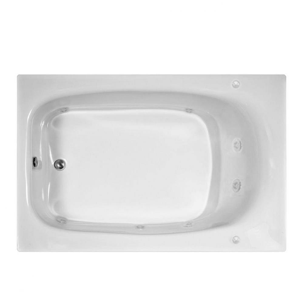 72X48 White Soaking Bath-Basics