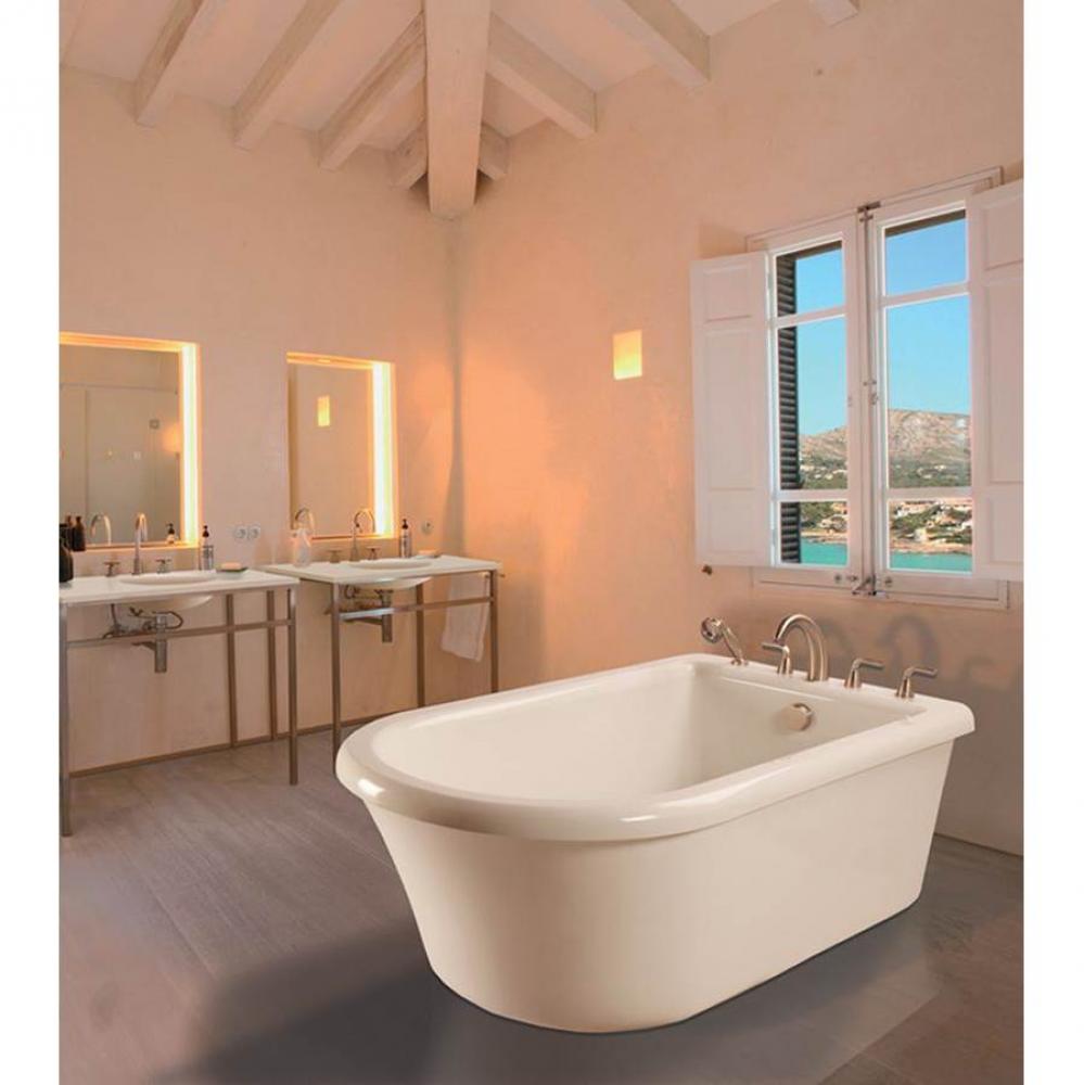 66X36 Basics Freestanding Biscuit Soaking Tub