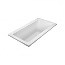 MTI Basics MBSCR6032WHUM - 60X32 White Soaking Bath Undermount