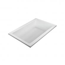 MTI Basics MBWCR7242WHUM - 72X42 White Whirlpool Undermount