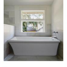 MTI Basics MBSCRFS6632BI - 66X32 Biscuit Freestanding Soaking Tub