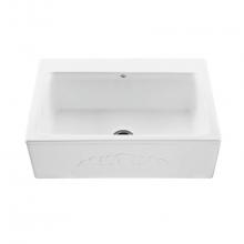 MTI Basics MBKS253 -COL - 33X22 Other Colors Embossed Front Single Bowl Basics Farmhouse Sink-Mccoy