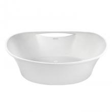 MTI Basics MBSLX6032-WH - 60X32 Freestanding Double Slipper Soaking Tub - White