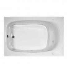 MTI Basics MBSRX7248E-WH - 72X48 White Soaking Bath-Basics
