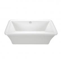 MTI Basics MBSTRFS6636VS-BI - Basics Acrylic CXL Freestanding Virtual Spout Soaker - Biscuit (66X35.75)