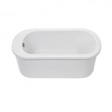 MTI Basics MBXFSX5832AVBI - 58X32 Above Floor Rough, Freestanding Soaker-Virtual Spout-Bi