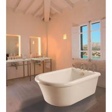 MTI Basics MBSXFSX6636-BI - 66X36 Basics Freestanding Biscuit Soaking Tub