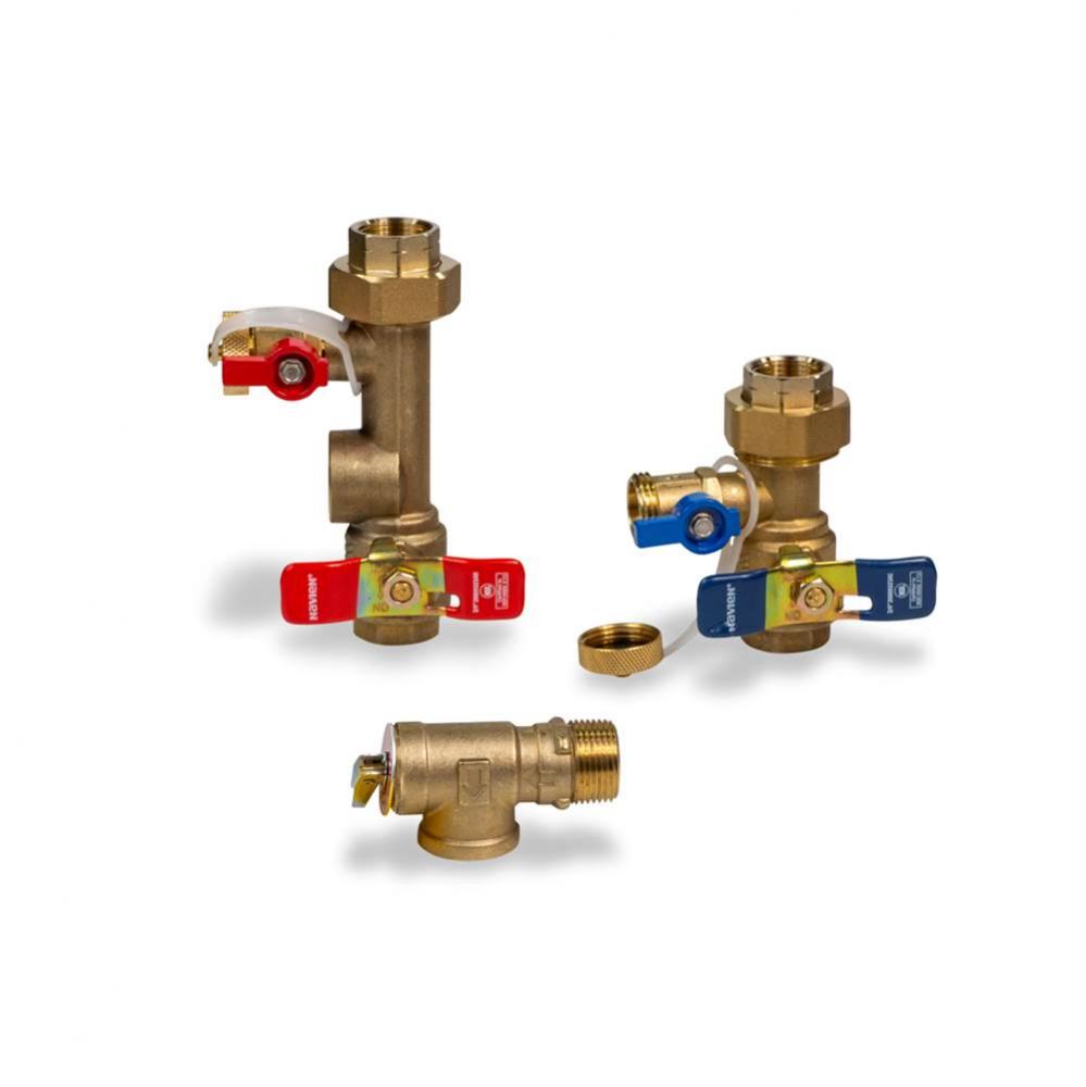Plumb Easy Valve Set 3/4'' with Relief Valve (lead free)
