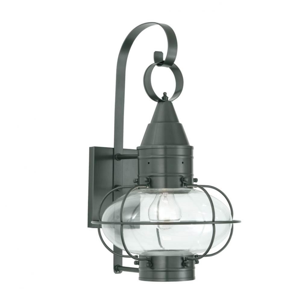 One Light Gray    Wall Lantern