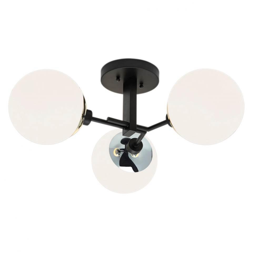 Triple Play Semi-Flush Mount Lighting