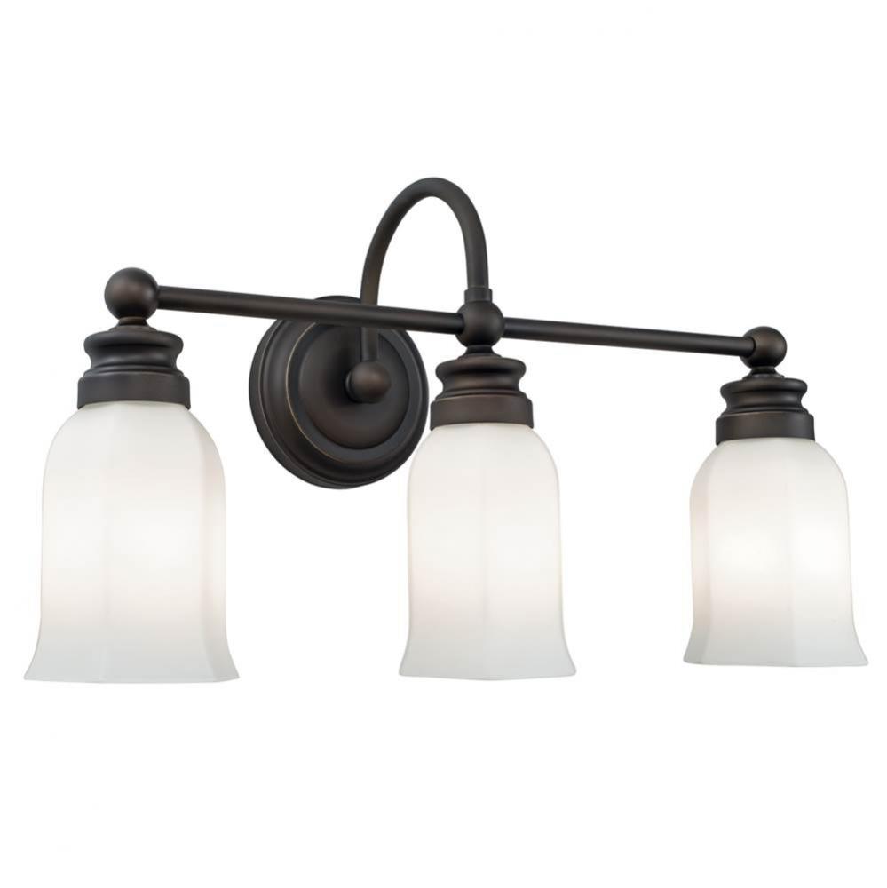 Three Light Bronze Vanity