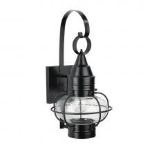 Norwell 1513-BL-CL - One Light Black Wall Lantern