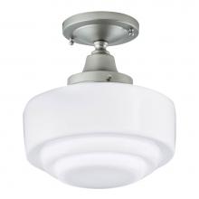 Norwell 5361F-BN-ST - One Light Nickel Mushroom Flush Mount