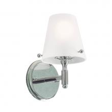Norwell 8001-PN-FR - One Light Nickel Wall Light