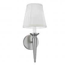 Norwell 8212-BN-WS - One Light Nickel Wall Light
