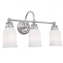 Norwell 8913-CH-HXO - Three Light Chrome Vanity
