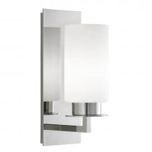 Norwell 9670-PN-MO - One Light Nickel Bathroom Sconce